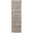 Feizy Mynka 39ICF Transitional Diamond in Tan/Taupe/Ivory