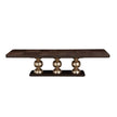 Michael Amini West Kensington Rectangular Dining Table - Medium Espresso