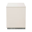 Michael Amini Pavira 1-Drawer Nightstand with LED Lights - Stone