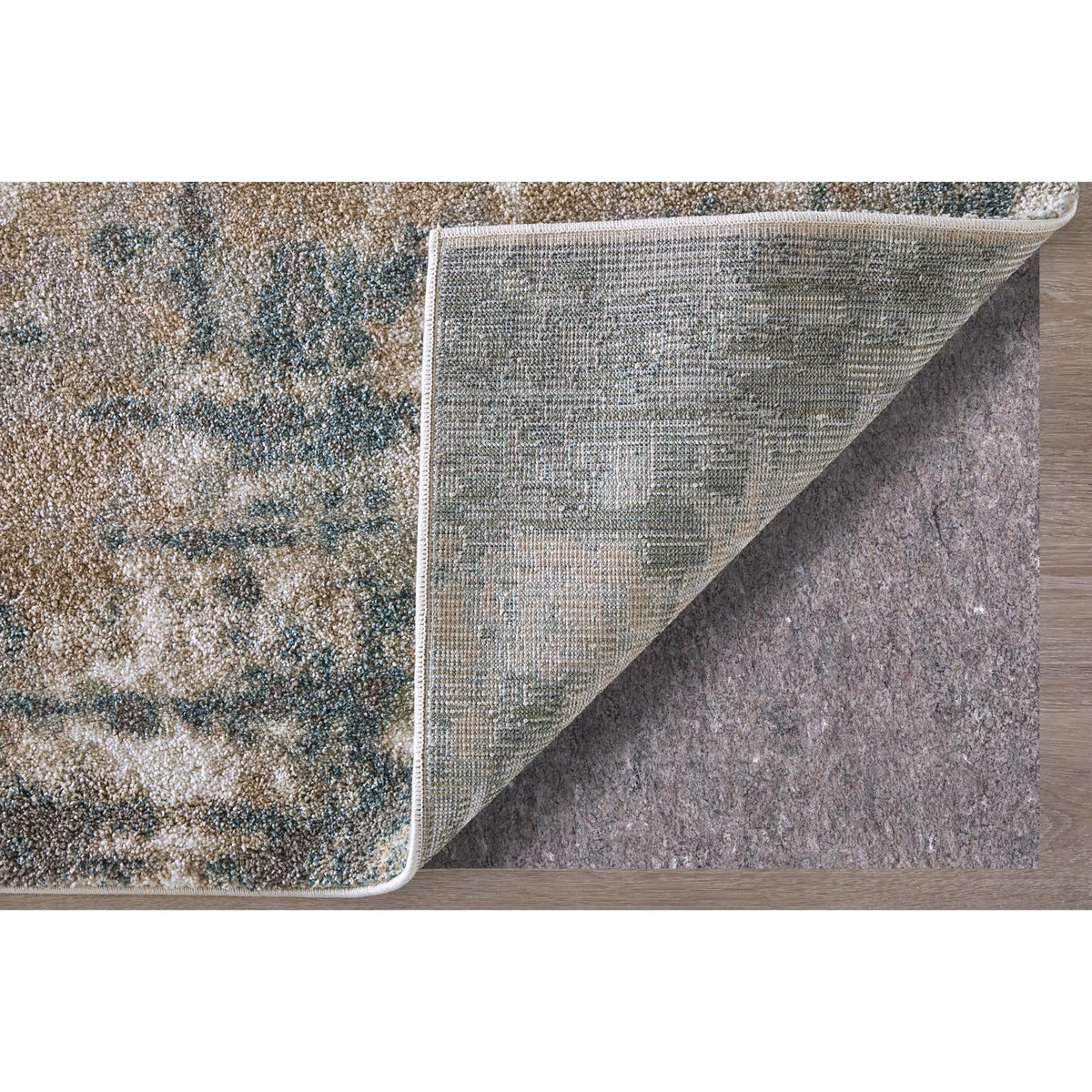 Feizy Richmond 39R6F Modern Abstract Rug in Gray/White/Blue