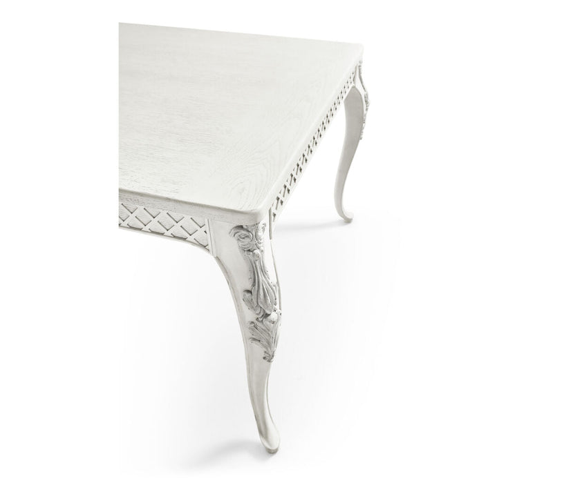 Jonathan Charles Inversion Lattice Leg Dining Table (496140) DSC Sale