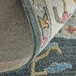 Feizy Springfield 8A47F Traditional Floral & Botanical Rug in Gray/Ivory/Blue