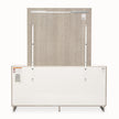 Michael Amini Marin Dresser with Mirror Set - Greige