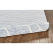 Feizy Belfort 8777F Transitional Trellis & Lattice Rug in Blue/Ivory