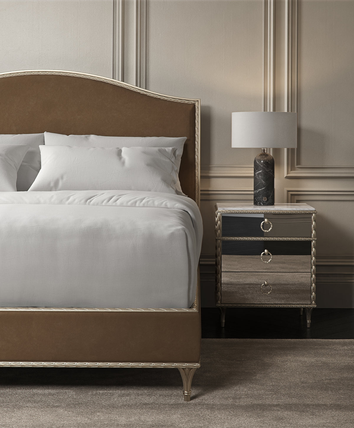 Caracole Fontainebleau Platform Bed