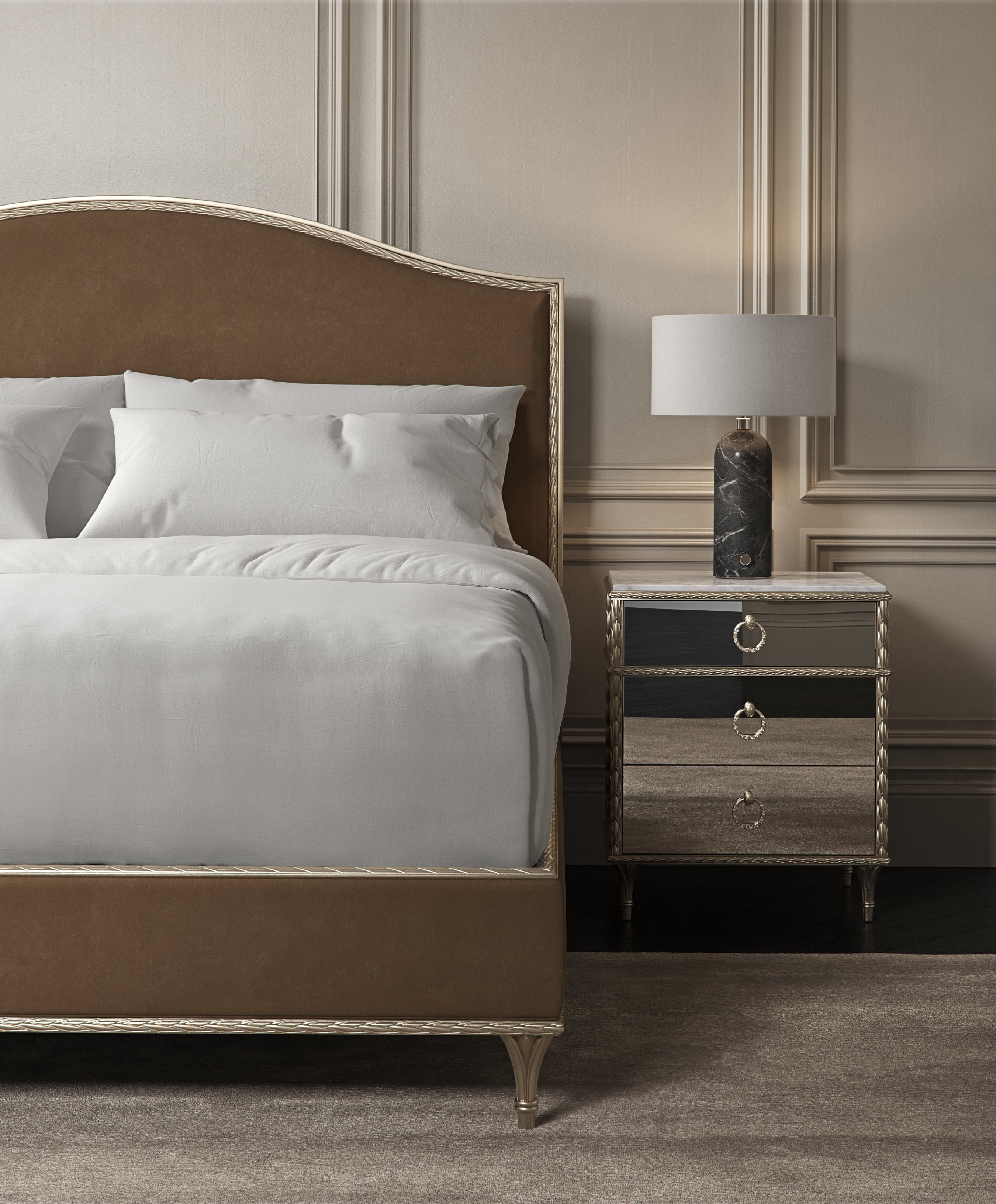 Caracole Fontainebleau Platform Bed