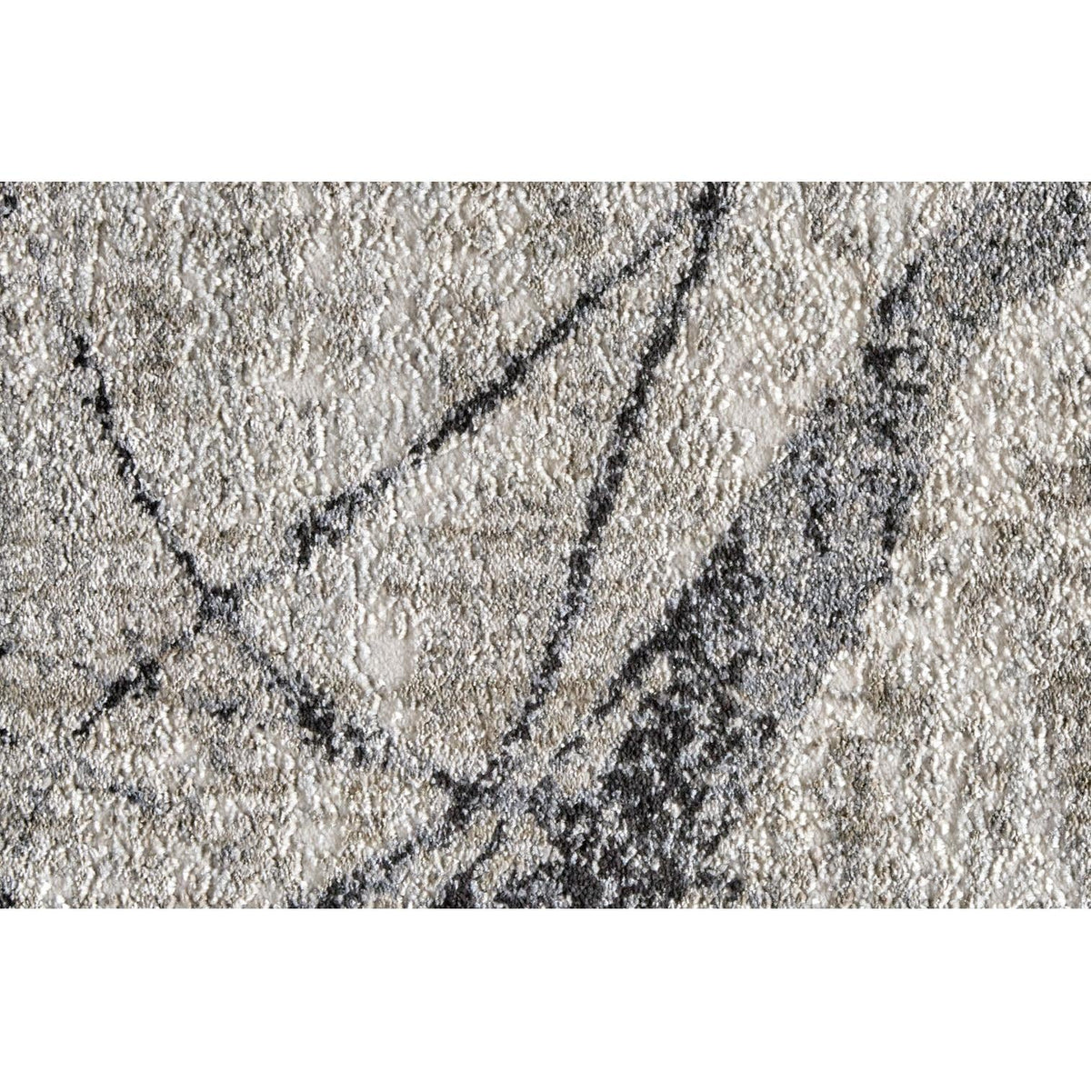 Feizy Kano 3877F Transitional Abstract Rug in Taupe/Gray/Ivory