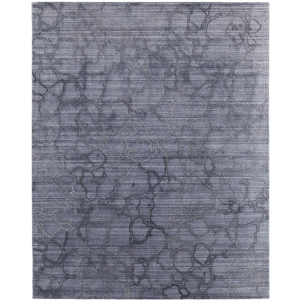 Feizy Whitton 8892F Modern Abstract Rug in Gray/Blue