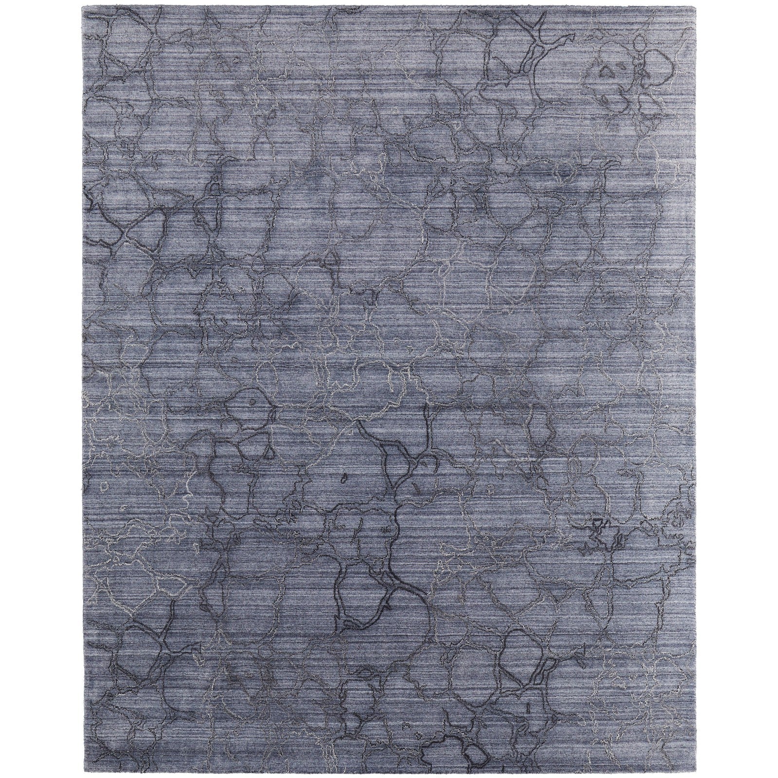 Feizy Whitton 8892F Modern Abstract Rug in Gray/Blue