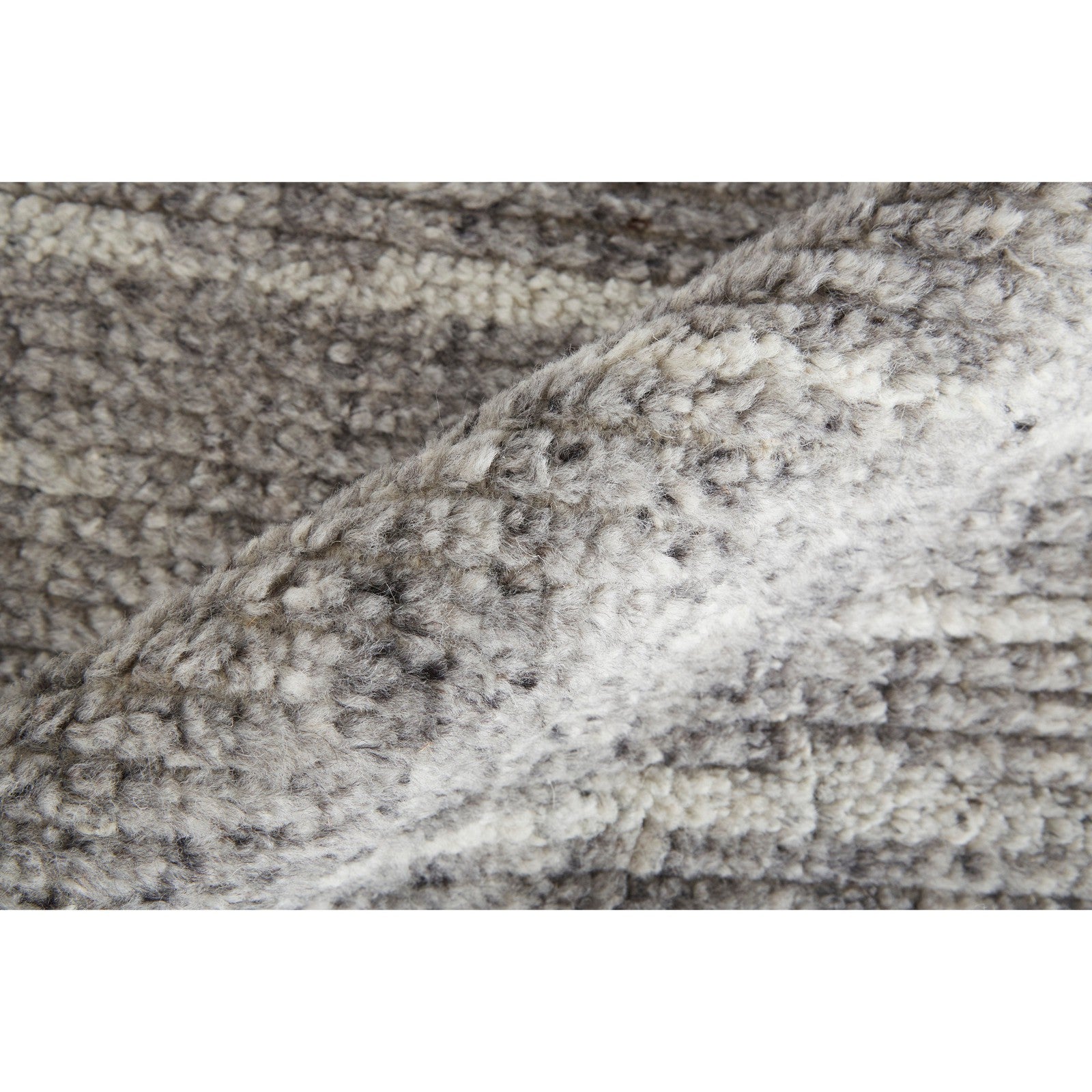 Feizy Alford 6913F Modern Checkered in Gray/Silver/Ivory