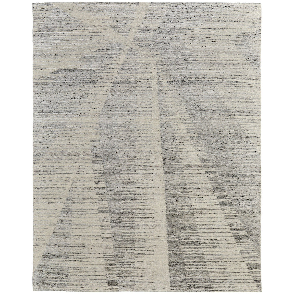 Feizy Brighton 69CHF Modern Abstract in Ivory/Gray