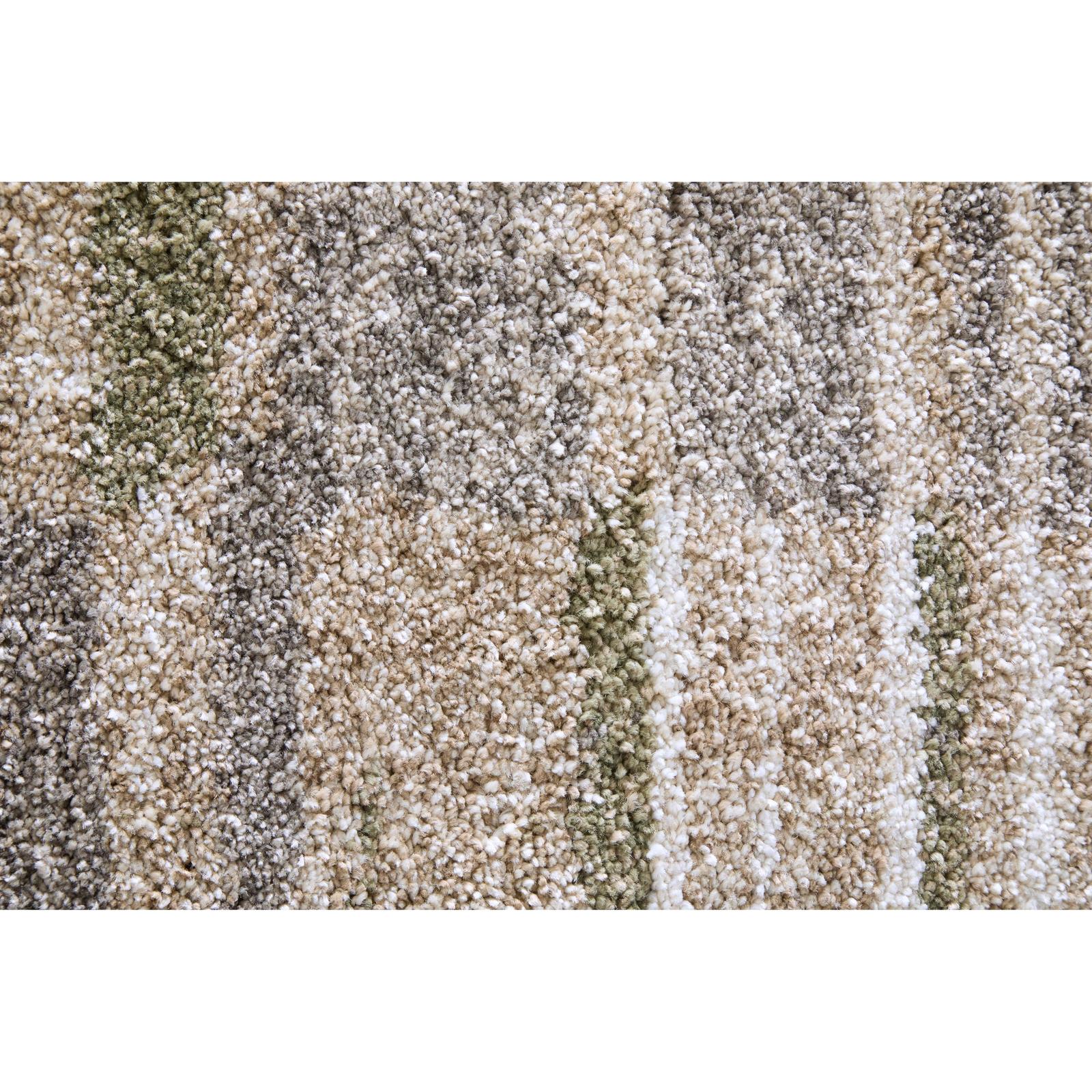 Feizy Richmond 39R3F Modern Geometric Rug in Ivory/Gray/Tan