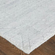 Feizy Redford 8847F Transitional Solid in White/Silver