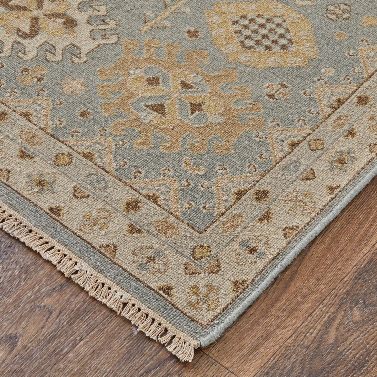 Feizy Corbitt 0610F Traditional Oriental in Blue/Gray/Ivory
