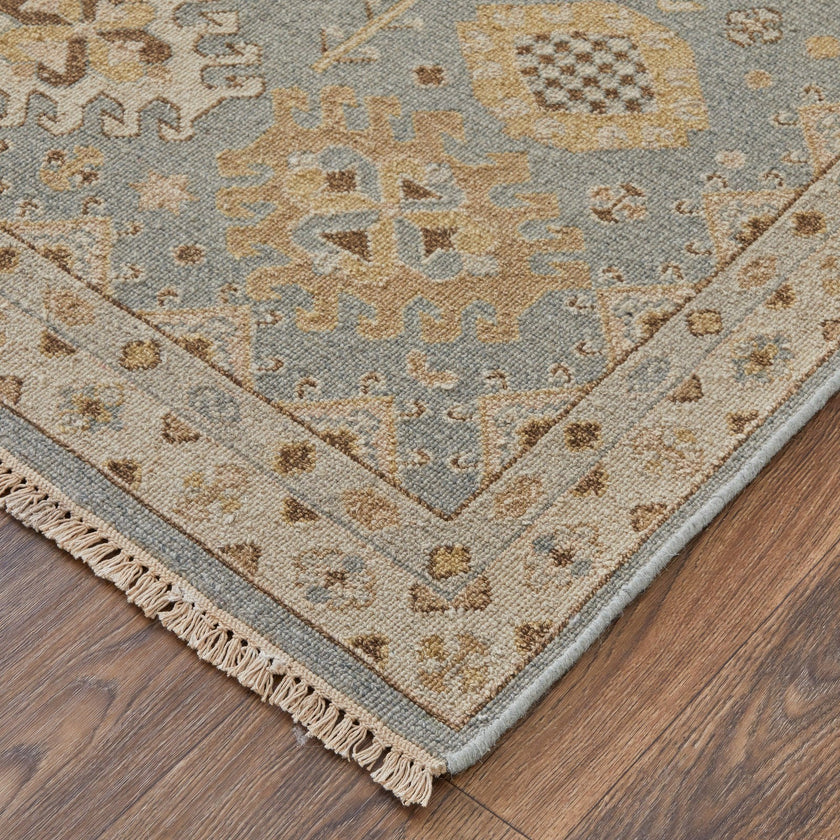 Feizy Corbitt 0610F Traditional Oriental in Blue/Gray/Ivory