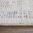 Feizy Caldwell 8980F Transitional Medallion Rug in Ivory/Blue/Orange