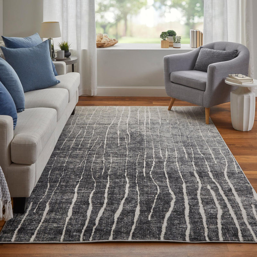 Feizy Kano 39LIF Transitional Abstract Rug