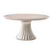 Michael Amini Fantosini Round Dining Table - Silver