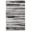 Feizy Micah 3049F Modern Abstract Rug in Silver/Gray/Black