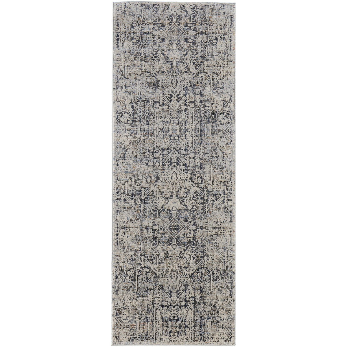 Feizy Kaia 39HUF Transitional Distressed in Ivory/Gray/Taupe