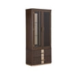 Michael Amini West Kensington Display Cabinet - Medium Espresso