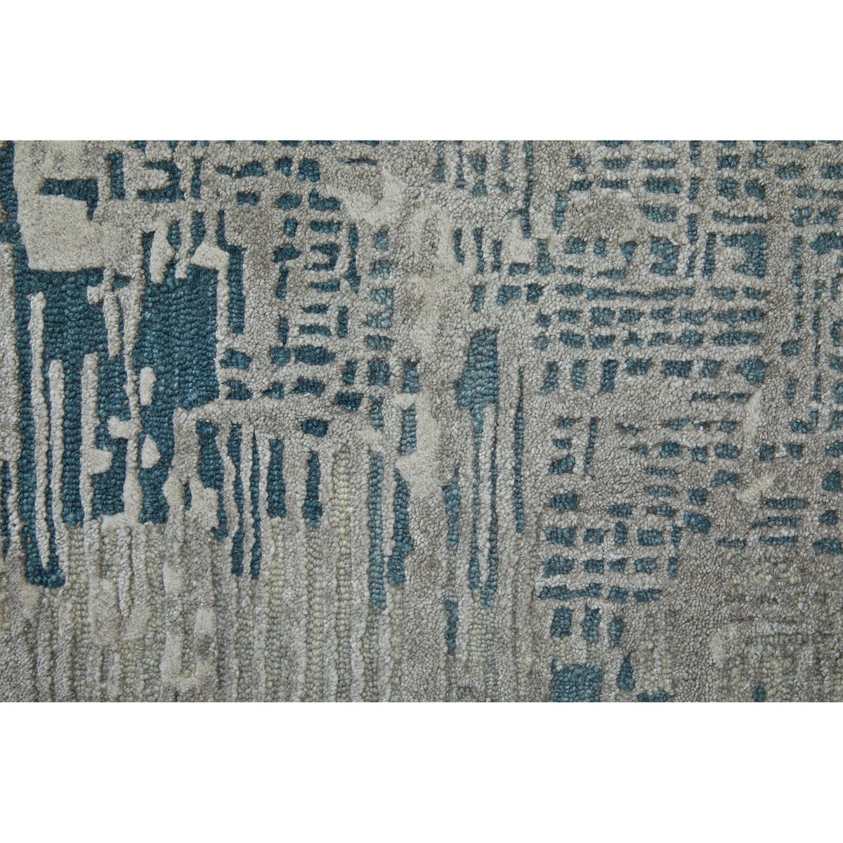 Feizy Zarah 8917F Modern Abstract Rug in Gray/Taupe/Blue