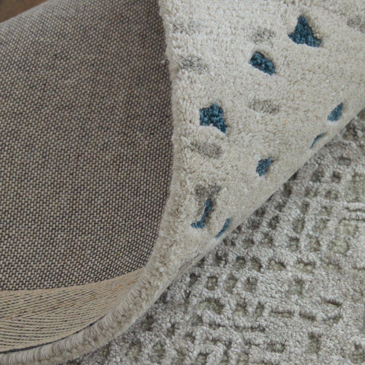 Feizy Zarah 8917F Modern Abstract Rug in Gray/Taupe/Blue
