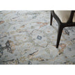 Feizy Melrose 39P4F Traditional Floral & Botanical Rug in Blue/Green/Ivory