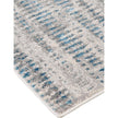 Feizy Azure 3402F Modern Abstract Rug in Blue/Gray/Ivory