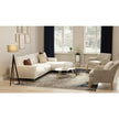 Feizy Mandana 39M1F Modern Abstract Rug in Ivory/Taupe/Blue