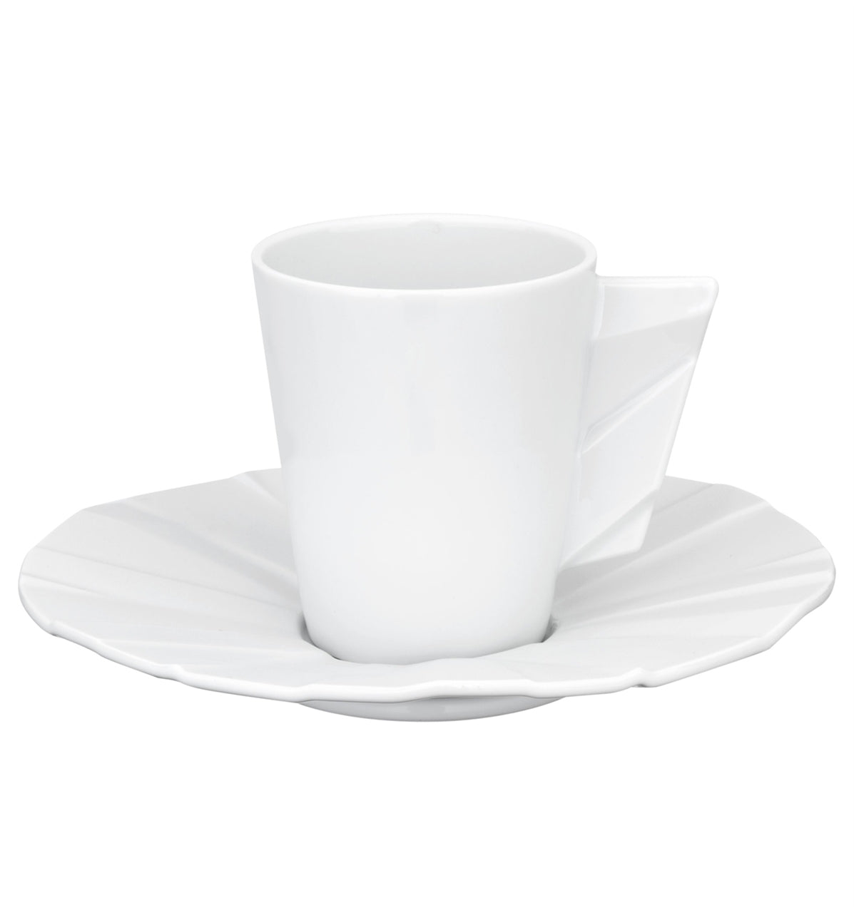 Vista Alegre Matrix Coffee Cup And Saucer By Bartek Mejor