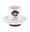 Vista Alegre Heteronimos Coffee Cups & Saucers By Catarina Pestana - Set of 4