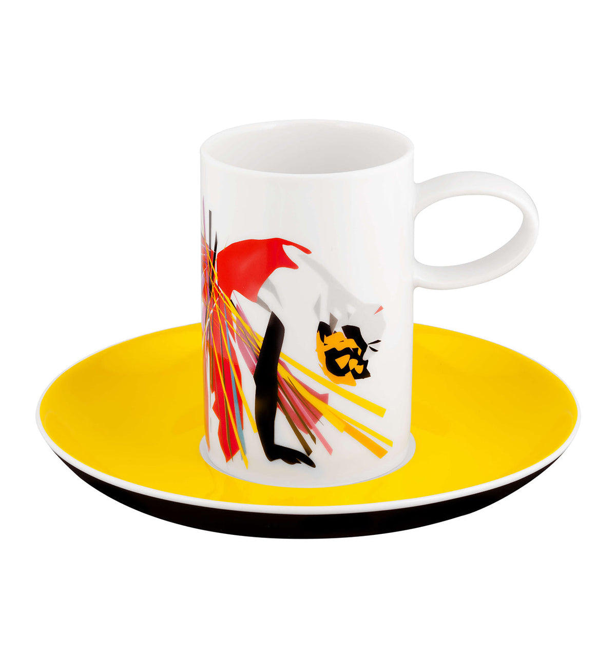 Vista Alegre Tchaikovs Coffe Cups & Saucers By Catarina Pestana - Set of 4