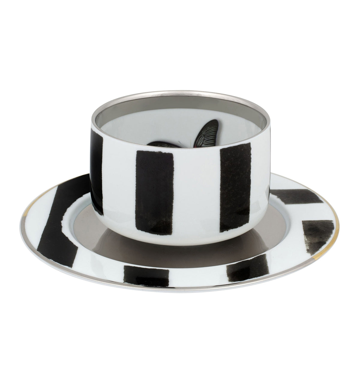 Vista Alegre Christian Lacroix - Sol Y Sombra Tea Cup And Saucer By Christian Lacroix