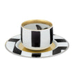 Vista Alegre Christian Lacroix - Sol Y Sombra Coffee Cup & Saucer By Christian Lacroix