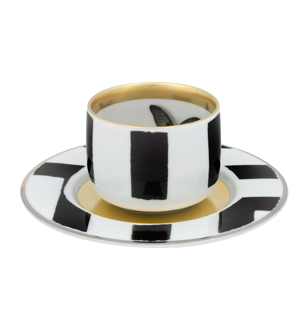 Vista Alegre Christian Lacroix - Sol Y Sombra Coffee Cup & Saucer By Christian Lacroix