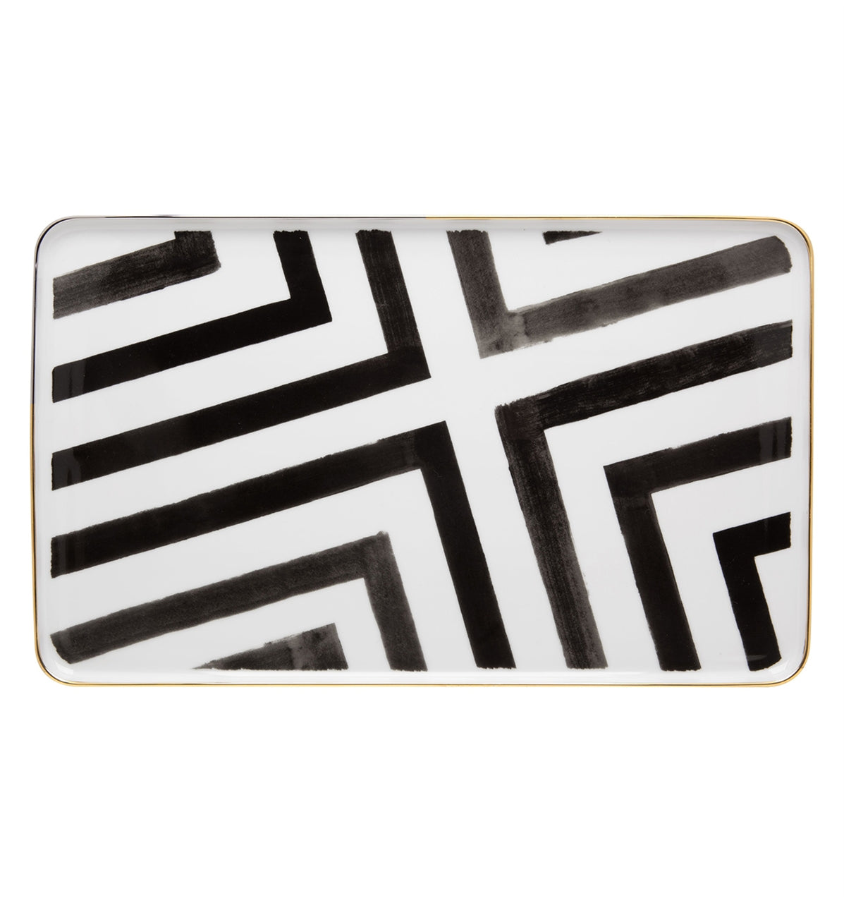 Vista Alegre Christian Lacroix - Sol Y Sombra Rectangular Platter By Christian Lacroix