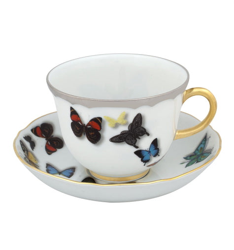 Vista Alegre Christian Lacroix - Butterfly Parade Tea Cup And Saucer By Christian Lacroix