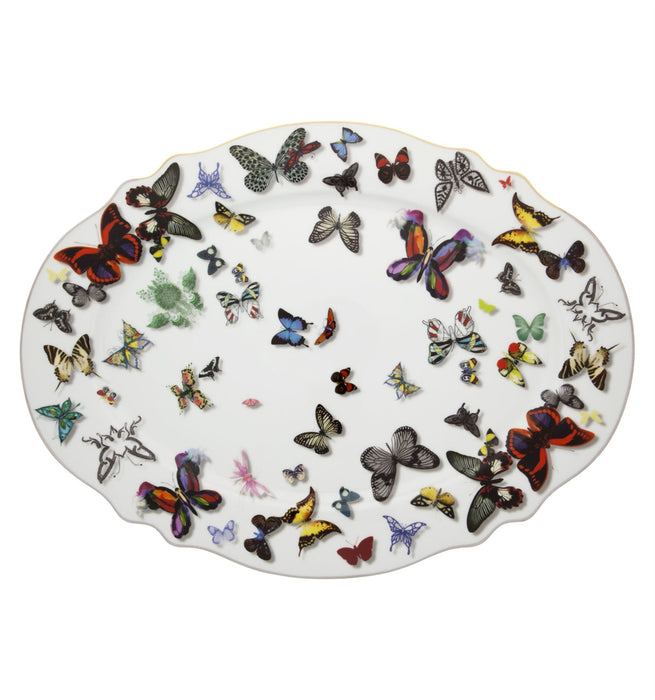 Vista Alegre Christian Lacroix - Butterfly Parade Large Platter By Christian Lacroix
