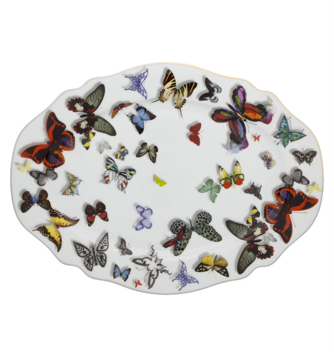 Vista Alegre Christian Lacroix - Butterfly Parade Small Platter By Christian Lacroix