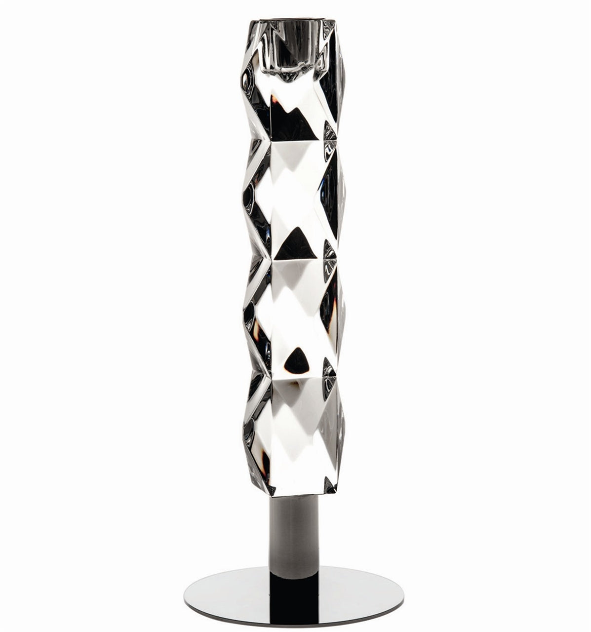 Vista Alegre Diamanti Candlestick with Metal Foot
