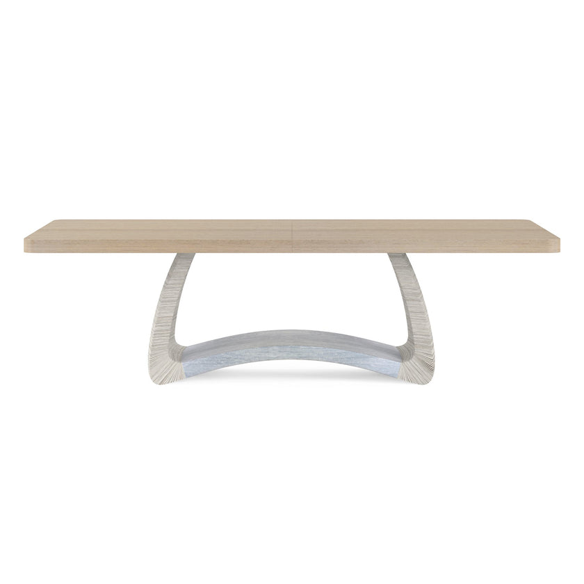 Jonathan Charles Swell Danish Cord Dining Table