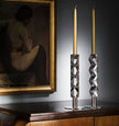 Vista Alegre Diamanti Candlestick with Metal Foot