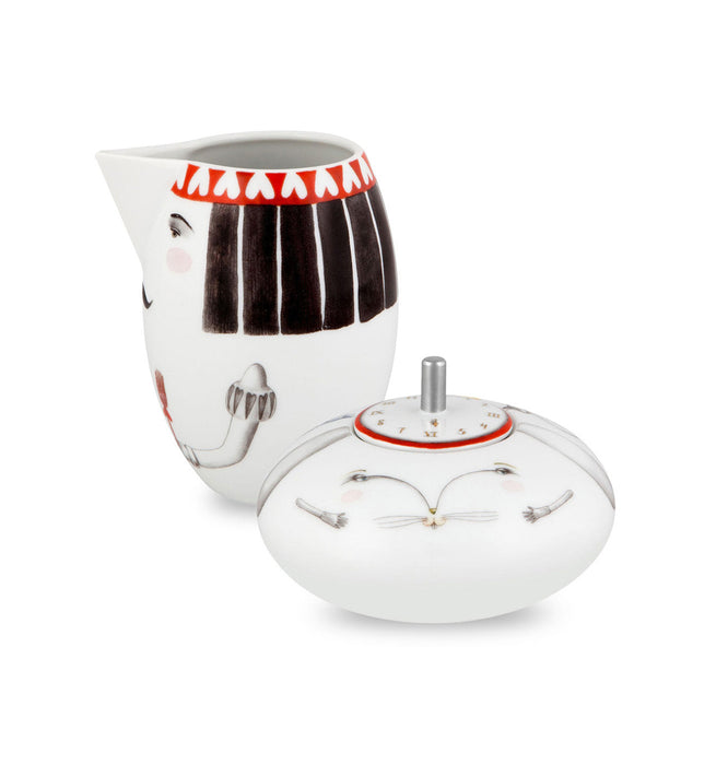 Vista Alegre Tea with Alice Sugar Bowl & Milk Jug (Gift Box) - Set