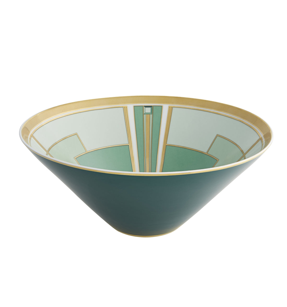 Vista Alegre Emerald Salad Bowl
