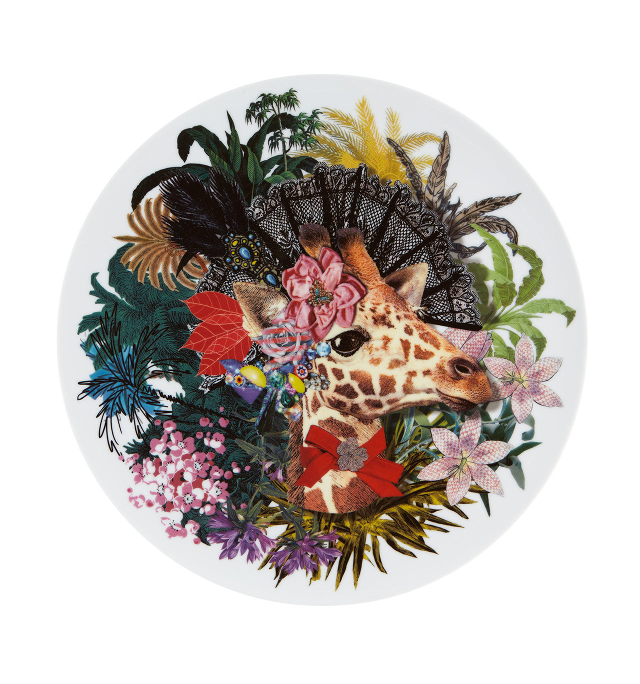 Vista Alegre Christian Lacroix - Love Who You Want Charger Plate Jungle Dona Jirafa By Christian Lacroix
