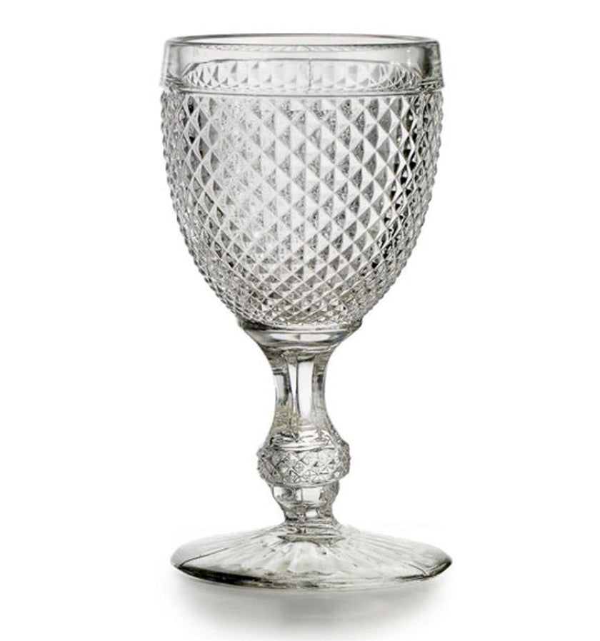 Vista Alegre Bicos Clear Water Goblets - Set of 4