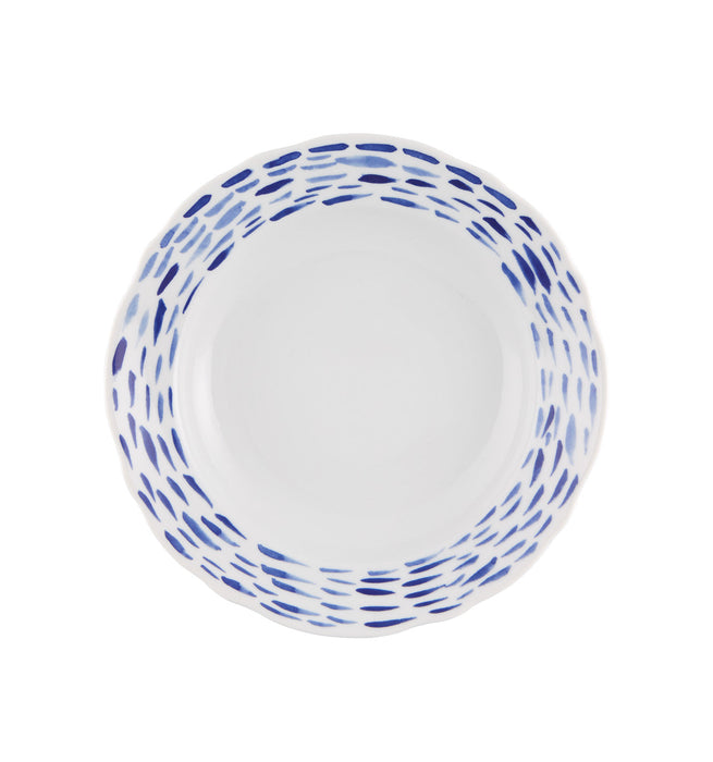 Vista Alegre Folkifunki Soup Plate Blue By Jaime Hayon