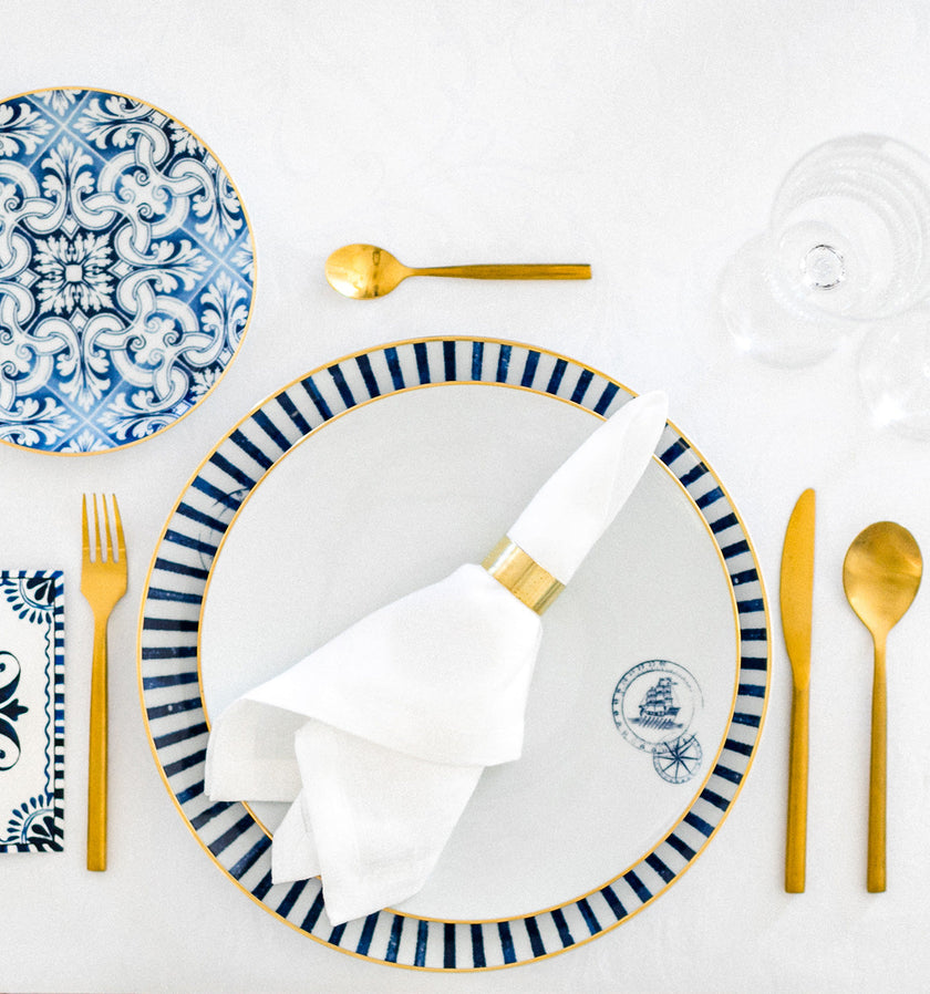 Vista Alegre Transatlantica Dinner Plate By Brunno Jahara