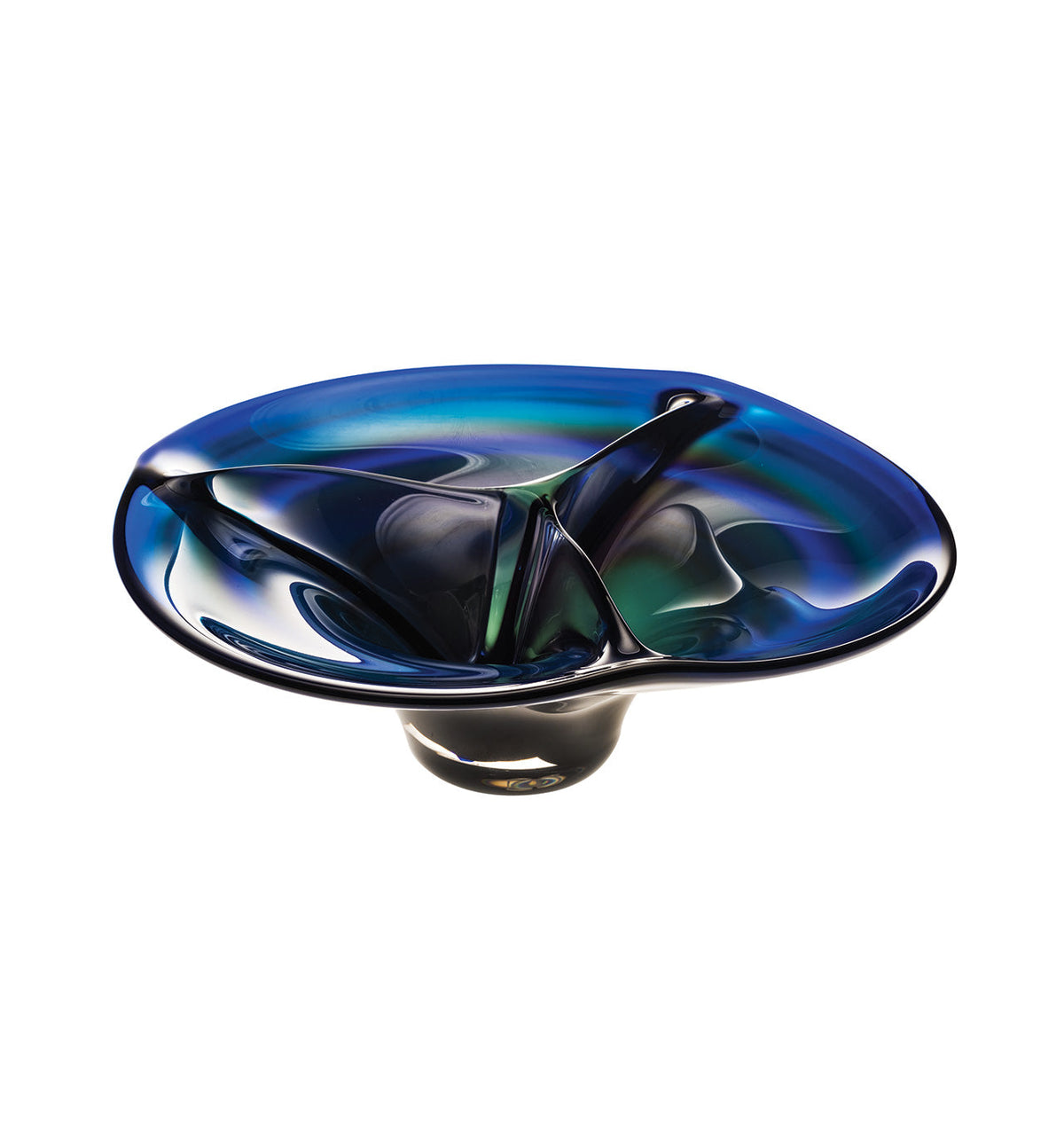 Vista Alegre unica Case with Centrepiece Trilogy Blue